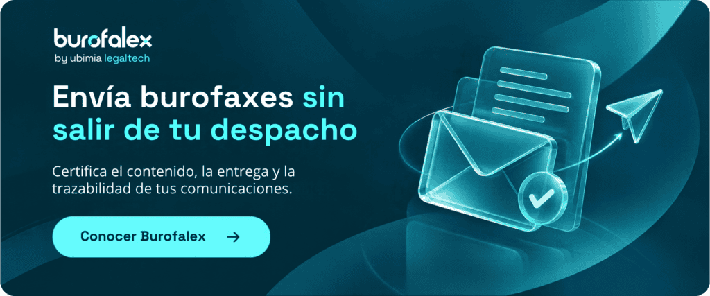 Burofalex, burofax digital certificado con validez legal